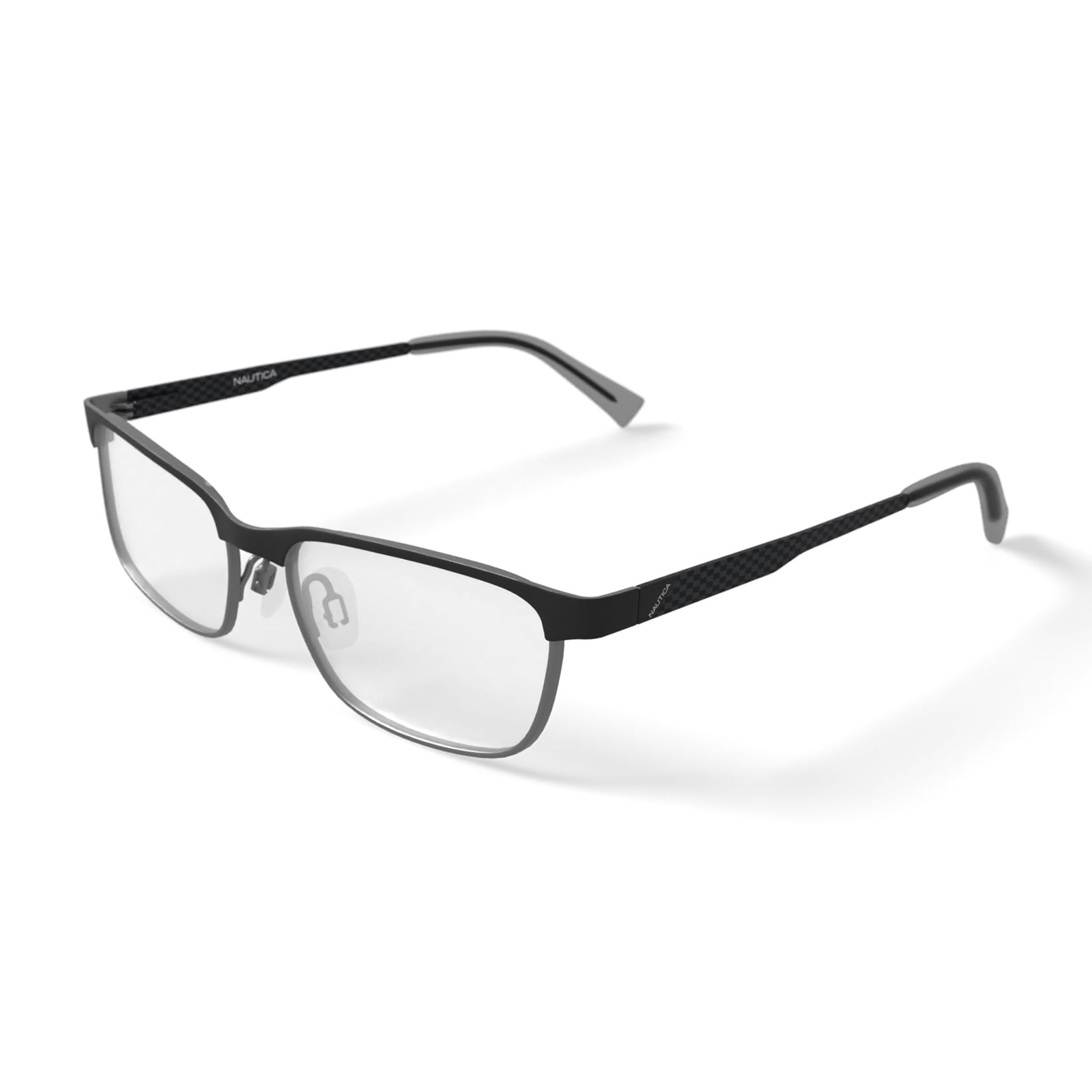 Nautica Men's N7277 Prescription Eyeglasses with Case, Matte Olive