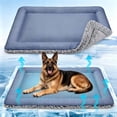 thumbnail image 4 of Crate Mat Reversible Plush Pet Mat Cozy Sleeping Pad for Small Medium Dogs and Cats Puppy Accessories Durable Breathable Pet Bedding New Puppy Gift for Indoor Kennel and Home, 4 of 4