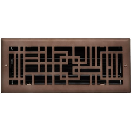 

Signature Hardware 947831-4-12 Baer Steel Wall Register - Bronze
