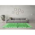 thumbnail image 3 of Ahgly Company Indoor Square Oriental Emerald Green Traditional Area Rugs, 5' Square, 3 of 4