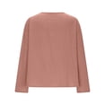 thumbnail image 6 of Shirts for Women Hanten Cardigan Long Sleeve Wrap Front Cotton Linen Retro Costume Irregular Shirt Tops M, 6 of 6