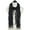 Black, variant on Lightweight Feminine teardrop fringe Vintage Lace Scarf Mesh Crochet Tassel Scarfs for Women
