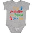 thumbnail image 3 of Inktastic Mamaw and Papaw Love Me Boys or Girls Baby Bodysuit, 3 of 5
