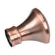thumbnail image 1 of 1 pieza/paquete de remates metálicos para barra de cortina de 28 mm de diámetro para cortinas de ventana F Style Red Bronze, 1 of 5