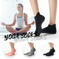 thumbnail image 5 of Grip Socks for Women Pilates Non Slip Socks Womens Pilates Socks with Grips for Women Grippers Socks No Slip Socks Women 3 Pairs 2, 5 of 6