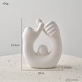 thumbnail image 2 of Living Room Decoration Art Vase Ceramic Flower Vase Decoration Flower Pot Nordic Style Home Decor Flower Vase Gift zhangmengya LED, 2 of 2