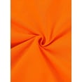 thumbnail image 4 of HILEELANG 4-12 Toddler/Little/Big Boys Girls Orange Solid Color Zip Up Hoodie 7-8, 4 of 6