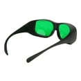 thumbnail image 2 of Anti  Eyeglasses, Fit Over Myopia Goggles Green Lens Wearproof  Protective Glasses  For Eye Protection Black, 2 of 8
