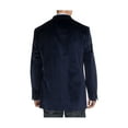 thumbnail image 2 of Mens Two Button Blazer Modern Fit Velvet Side-Vent Suit Jacket, 2 of 2