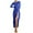 Blue, variant on Fashion 2023 Lindreshi Fall Dresses for Women 2023 Homecoming Dresses Fashion Women Round Neck High Waist Bandage Solid Color Casual Split Dress