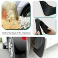 thumbnail image 2 of Splash Guards Molded Front And Rear Set 4Pcs, Custom No Drill Mud Flaps -Black-For Toyota Camry 2012-2014, 2 of 5