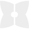 thumbnail image 4 of 14"OD x 3"ID x 5 1/4"C x 1"P Cosmo Architectural Grade PVC Contemporary Ceiling Medallion, Two Piece, 4 of 11