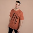thumbnail image 3 of Effete Feline Claw Marks Scratch Champion T-Shirt, 3 of 4