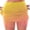 Orange, variant on Bjutir Women Skirt Fashion Elastic Yoga Skirt Color Sports Shorts Lightweight High Waisted Tight Print Jogging Yellow Xl