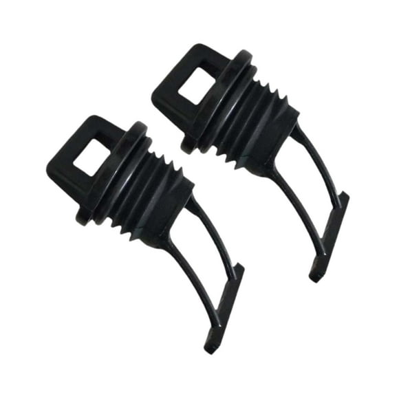 2x tapón de drenaje de bote suministros al aire libre piezas de repuesto redondas para tubería de drenaje roscado de 19 mm Accesorios de kayak enchufe