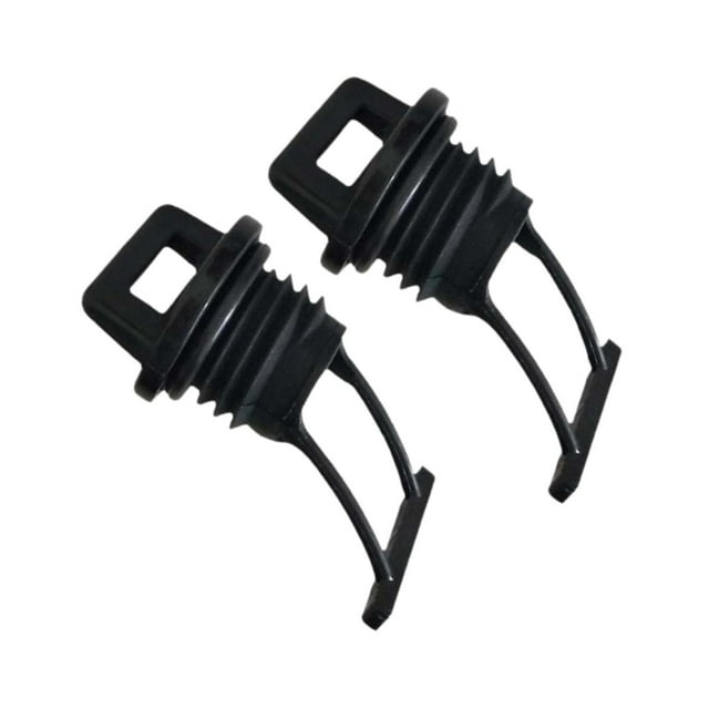 2x tapón de drenaje de bote suministros al aire libre piezas de repuesto redondas para tubería de drenaje roscado de 19 mm Accesorios de kayak enchufe