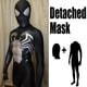 thumbnail image 1 of Disfraz de Halloween para adultos y niños, mono negro de Venom Symbiote 2, Cosplay de superhéroe de Spiderman, Zentai, mono de fiesta para hombres y niños Fivean unisex, 1 of 2