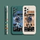 thumbnail image 5 of Funda para Samsung Galaxy A91 A73 A72 A71 A53 A52 A33 AO3S 4G 5G Funda de silicona líquida Simple elegante y lujosa astronautas espaciales, 5 of 5