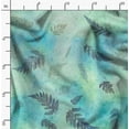 thumbnail image 2 of Soimoi Japan Crepe Satin Green Fabric By the Yard - 54 Inch Wide - Textured Leaf Fabric - Contemporary and Unique Patterns for Creative Projects Printed Fabric, 2 of 6