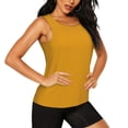 thumbnail image 2 of Sigee Goldenrod for Women's Workout Tank Top,Running Tank Tops,Sleeveless Gym Clothes, 2 of 8