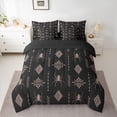 thumbnail image 2 of Feelyou Hippie Spider Bedding Comforter Set 7pcs, Western Bohemian Damask Full Bedding Set, 2 of 8