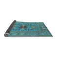 thumbnail image 2 of Ahgly Company Indoor Round Oriental Light Blue Industrial Area Rugs, 6' Round, 2 of 4