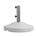 US Weight 80 Pound Free Standing Umbrella Base White