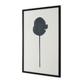thumbnail image 2 of SAFAVIEH Shadow Of A Dandelion 18 in. x 24 in. Framed Wall Art, Black/Antique Ivory, 2 of 7