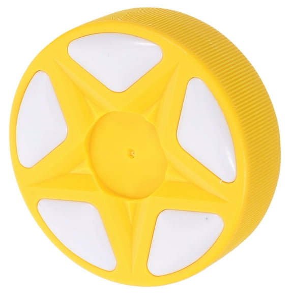 OUNONA Outdoor Hockey Puck Yellow PP Material Standard Size for Versatile Sports and Training Use