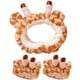 thumbnail image 1 of 1 Juego de diadema de jirafa para lavado de cara, muñequera, diadema de Spa, diadema de maquillaje para mujeres y niñas, 1 of 7
