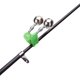 thumbnail image 3 of 10 Uds caña de pescar alarma Extra fuerte campana de alerta doble tono verde plateado accesorio portátil de Metal Dual para campana de caña de pescar de mar nocturno, 3 of 5