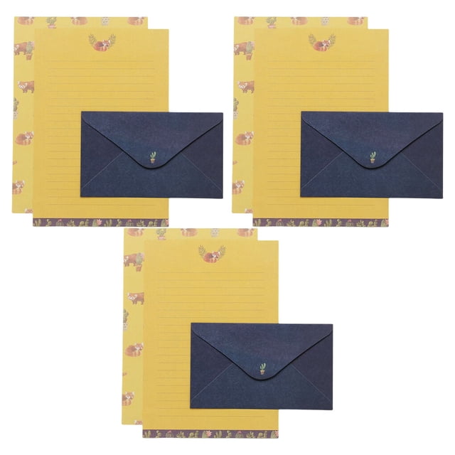 facefd Envelope Kawaii Writing Stationery Paper Letter Papers Lightweight Transparent Sealed Label Flower/Animal Envelopes Theme Party Type 8