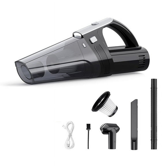 7500PA Car Vacuum Cleaner Portable Strong Suction Multifunction Vacuum Cleaner Dual Use Handheld Office Black