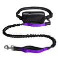 thumbnail image 1 of Hands-free Waist Dog Leash with Removable Zipper Pouch Reflective Strap Double Bungee Double Handles Night Running, 1 of 7