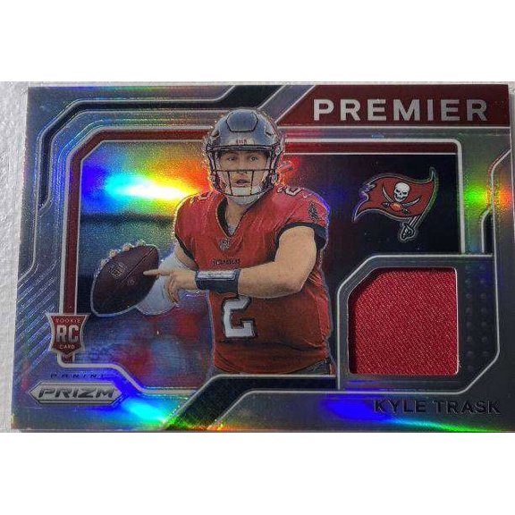 NFL 2021 Prizm Football Kyle Trask Silver Rookie Trading Card PJ-9 (Patch) (Panini)