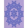 thumbnail image 1 of Ahgly Company Indoor Rectangle Patterned Mauve Purple Area Rugs, 7' x 9', 1 of 6