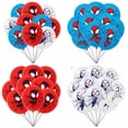 thumbnail image 2 of 10/30 piezas de globos de látex de Spidey y sus increíbles amigos, suministros para fiestas de cumpleaños, baby shower, decoraciones para fiestas de niños y niñas, 2 of 5