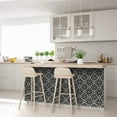 thumbnail image 5 of Mi Alma Floral Light Gray Tile Stickers - Removable Vinyl 4x4, 24 pcs, 5 of 11