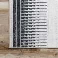 thumbnail image 4 of nuLOOM Chelsea SpinClean Machine Washable Modern Abstract Line Area Rug, 5' x 8', Chelsea Grey, 4 of 7