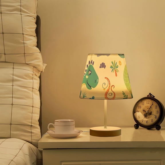 Cute Cartoon Dinosaurs LED Desk Lamp Table Lamp USB Bedside Nightstand Small Lamp for Bedroom Living Room Kids Room