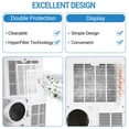 thumbnail image 2 of 14000 BTU Portable Air Conditioner for Rooms up to 750 Sq. Ft, 3-in-1 Portable AC with Cooling, Dehumidifier & Fan, 24H Timer, Remote & Window Kit for Bedroom, Office, Apartment, Black Top, 2 of 6