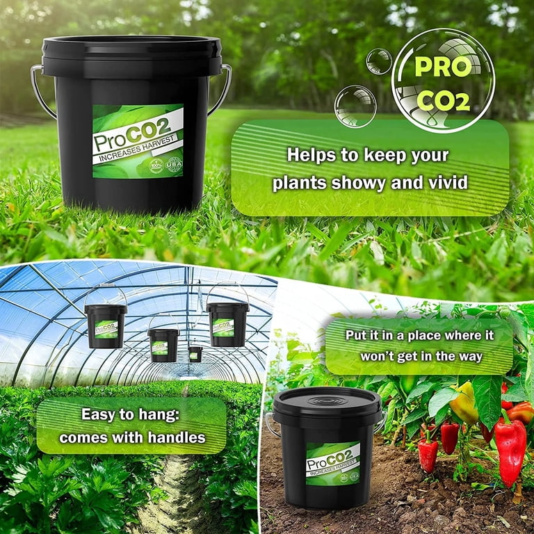 Pro CO2 Natural Releasing Carbon Dioxide Booster for Plants - Mini