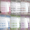 thumbnail image 3 of PEIBang Crushed Sheer Curtains 78.7 Inch Length,Sheer Floral Curtains Printed Drapes on Sheers for Living Room,Light Filtering Window Sheers, 3 of 3