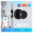 thumbnail image 2 of Door Lock, Tuya Smart Door Lock Biometric Fingerprint Lock Smart Home Door Knob with USB-C Emergency Charging Security Protection ,Easy to Install, 2 of 7