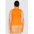 thumbnail image 5 of Womens Plus Size Laser Cut Fringe Hem Tank Top, 5 of 5