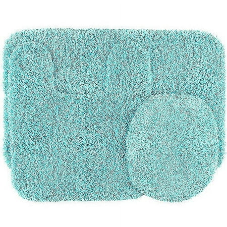 Mainstays True Colors 3-Piece Bright Bath Rug Set