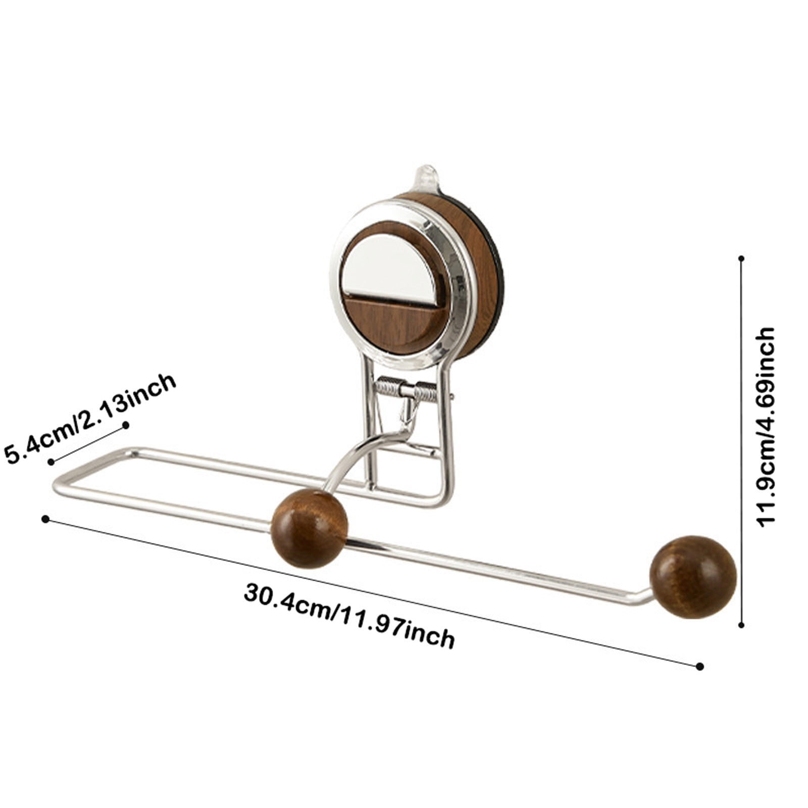 Stainless Steel Wall Mounted Paper Towel Holder Rack for Kitchen and Bathroom Organization
