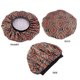 thumbnail image 2 of Round and Elastic Night Cap (purple and white print) with b, 2 of 5