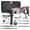 800W, variant on 800W SDS-Plus Electric Rotary Hammer Drill Demolition Chiseling & Drilling Bits Set 4 Functions Corded Variable Speed for Concrete, Includes 3 Drill Bits, 2 Chisels, Case