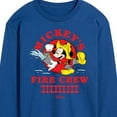 thumbnail image 3 of Disney - Firefighter Mickey - Fire Crew - Men's Long Sleeve T-Shirt, 3 of 5